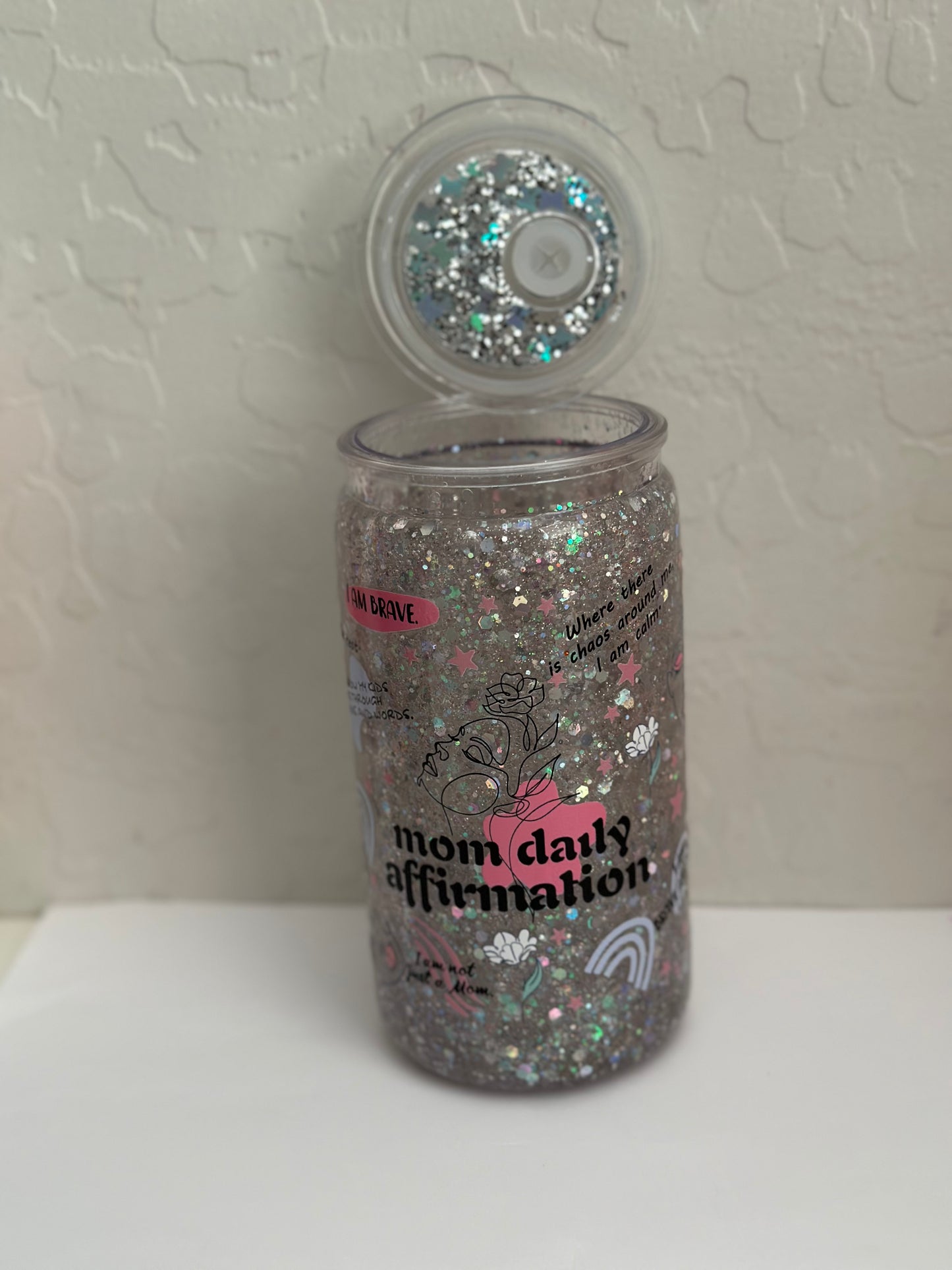 Mom Daily Affirmation Plastic Cup