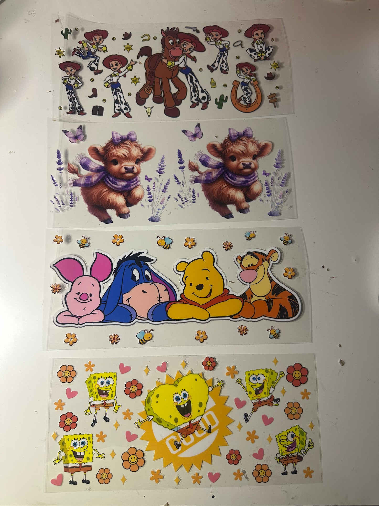 Various Cup Wraps