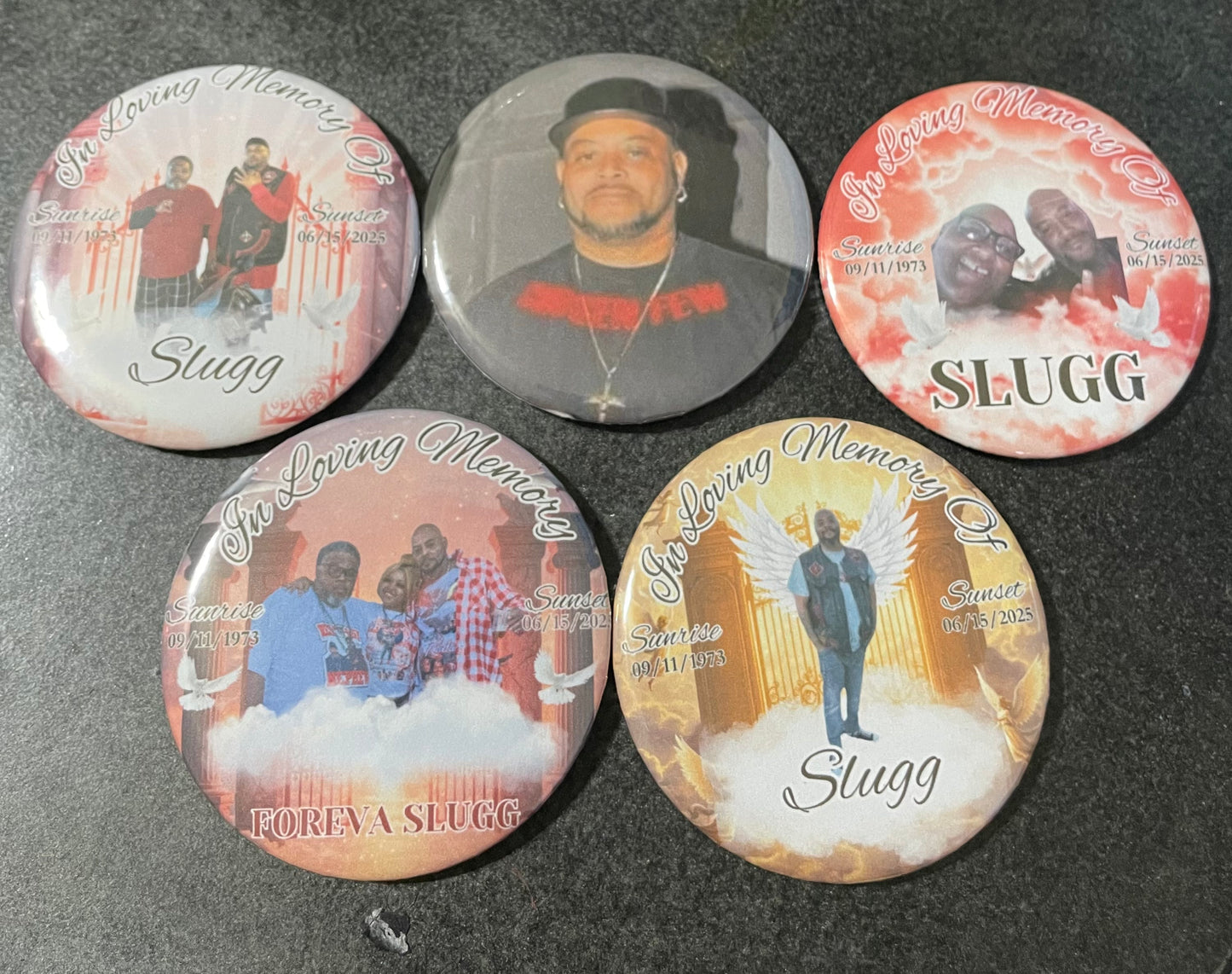 Memorial Button Pins