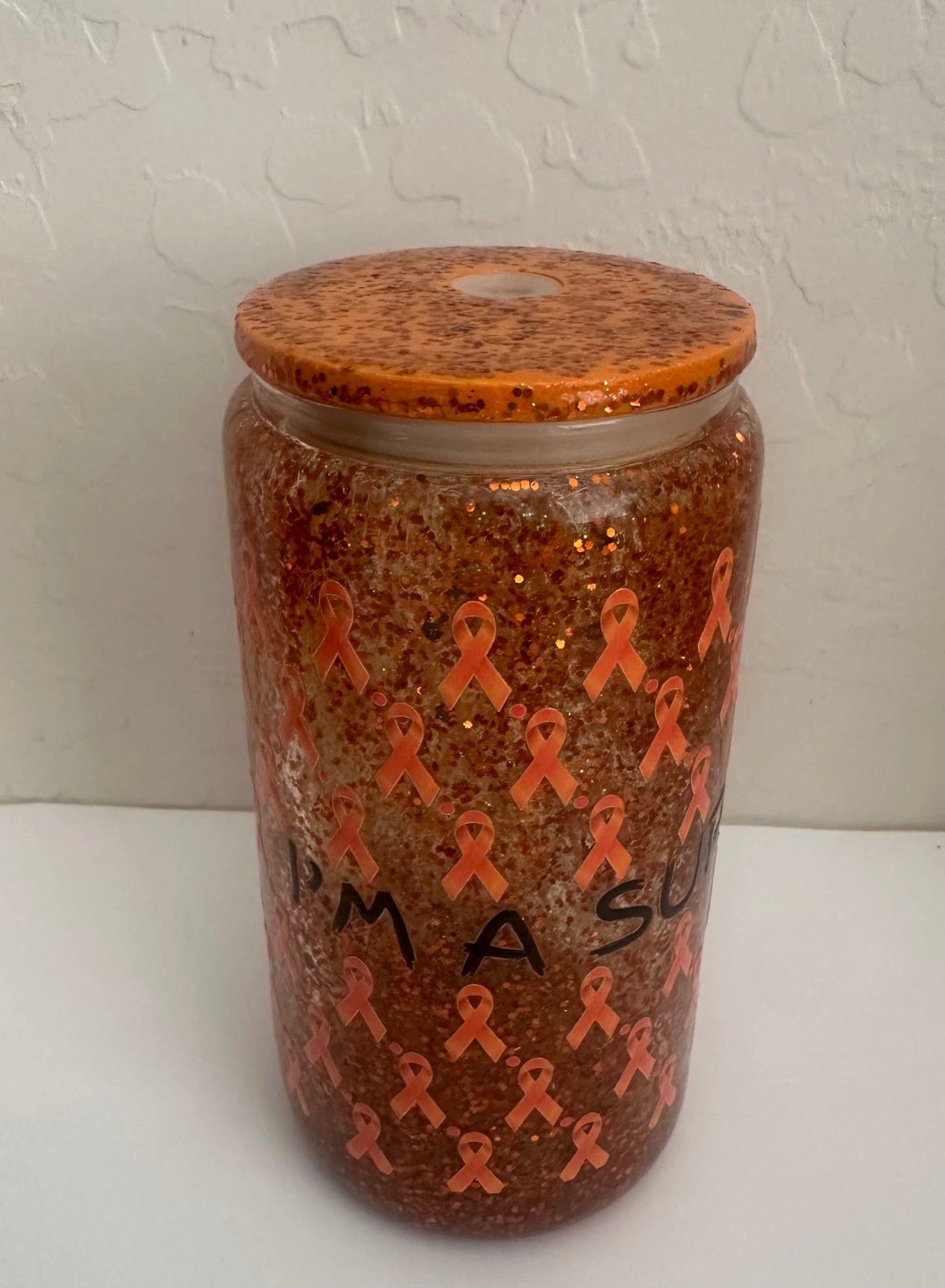 Leukemia Survivor Glass Cup