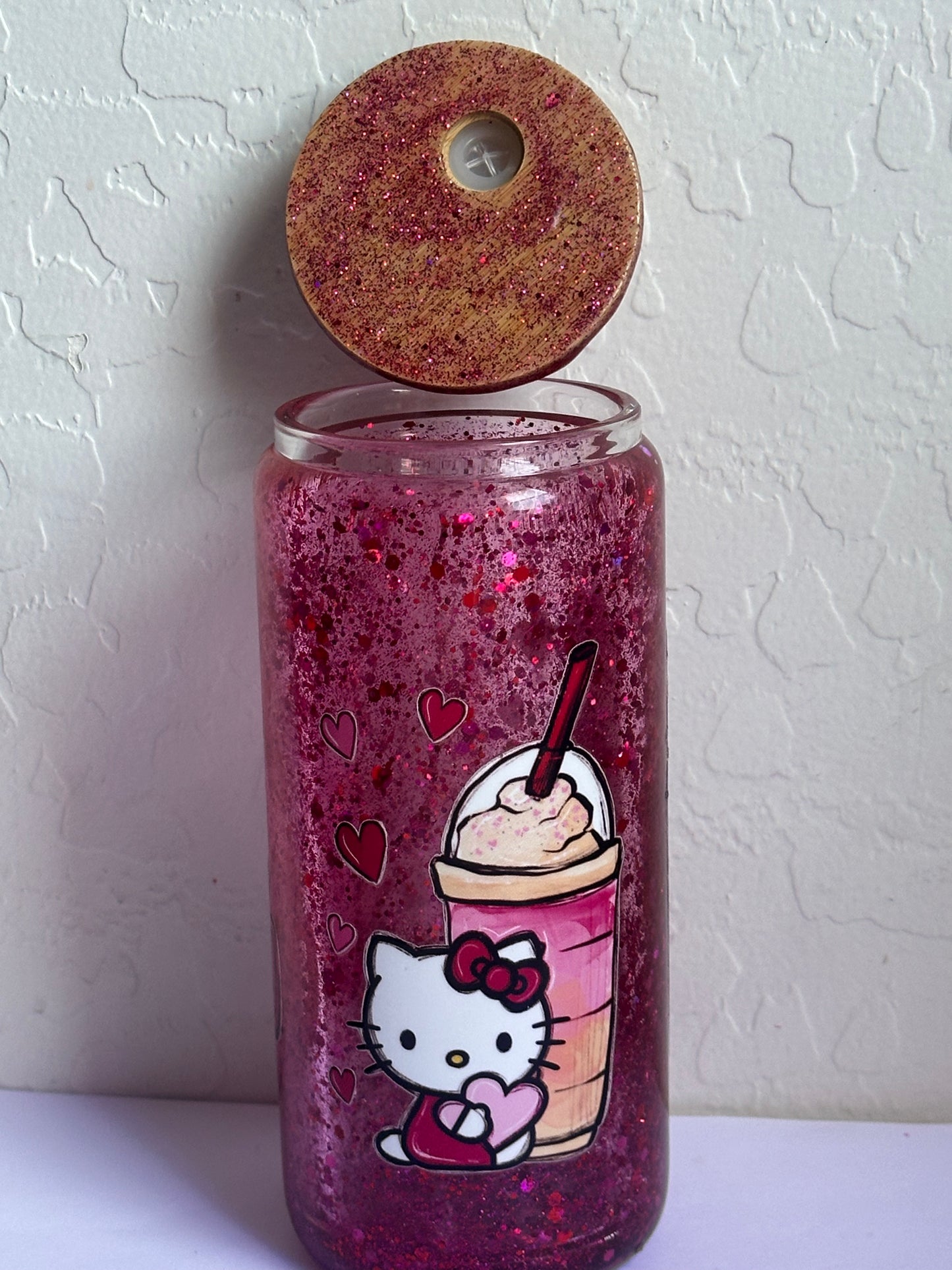 Hello Kitty Coffe Glass Cup