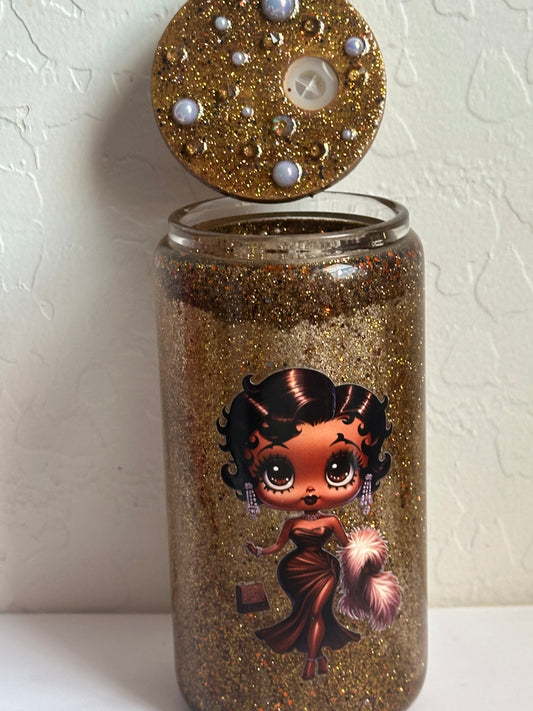 Betty Boop Glass Cup