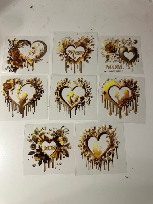 Gold Heart Mother Wraps
