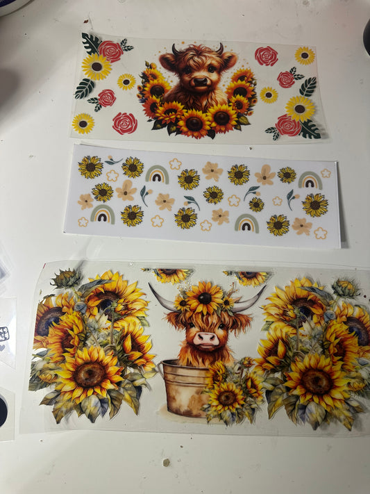 Cow and Flower Wraps