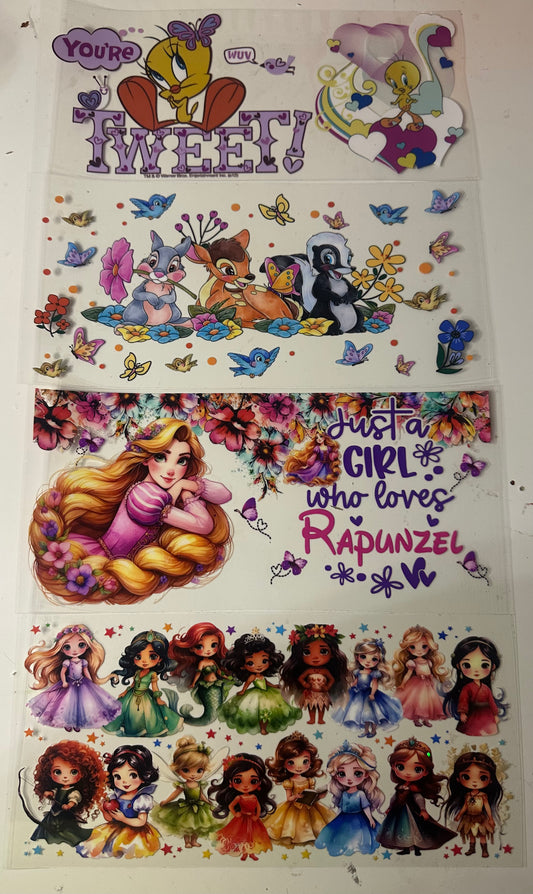 Various Cup Wraps